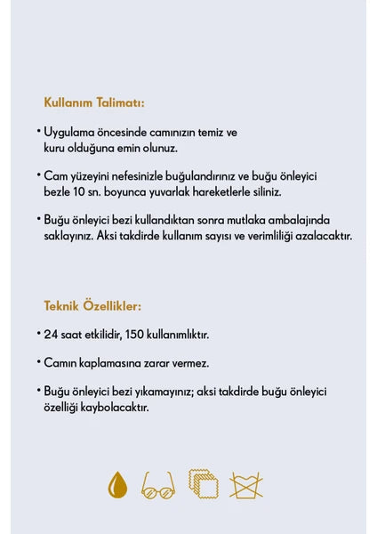 Seiko Buğu Önleyici Gözlük Bezi (Temizleme Spreyi ve Mikrofiber Bez Hediyeli)